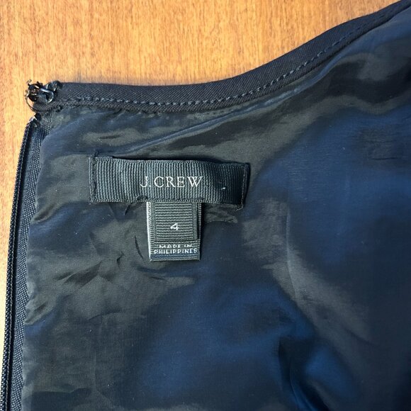 J. Crew Size 4 black dress - Picture 4 of 5